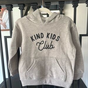 Kind Kids Club Pullover Hoodie - Taupe